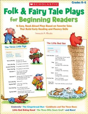 Folk & Fairy Tale Plays for Beginning Readers : 14 pièces de théâtre de lecture qui développent les compétences en lecture précoce et en fluidité - Folk & Fairy Tale Plays for Beginning Readers: 14 Readers Theater Plays That Build Early Reading and Fluency Skills