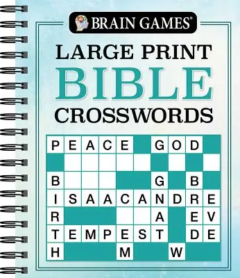 Jeux cérébraux - Mots croisés bibliques en gros caractères - Brain Games - Large Print Bible Crosswords