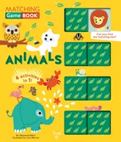 Livre de jeux d'association sur les animaux : 4 activités en 1 ! - Animals Matching Game Book: 4 Activities in 1!