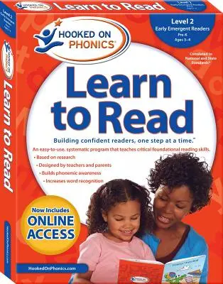 Hooked on Phonics Learn to Read - Level 2, Volume 2 : Early Emergent Readers (Pre-K Ages 3-4) - Hooked on Phonics Learn to Read - Level 2, Volume 2: Early Emergent Readers (Pre-K Ages 3-4)