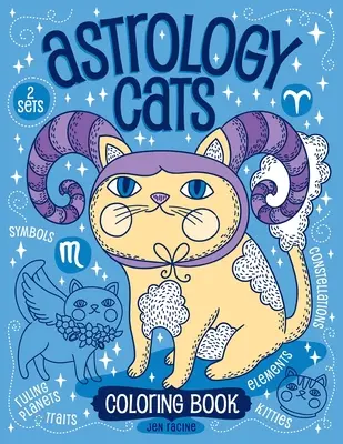 Livre de coloriage des chats astrologues - Astrology Cats Coloring Book