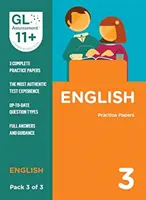 Épreuves pratiques d'anglais 11+ Pack 3 (choix multiples) - 11+ Practice Papers English Pack 3 (Multiple Choice)