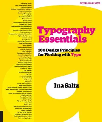 L'essentiel de la typographie révisé et mis à jour : 100 principes de conception pour travailler avec la typographie - Typography Essentials Revised and Updated: 100 Design Principles for Working with Type