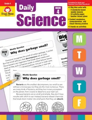 Sciences quotidiennes, 4e année - Daily Science Grade 4