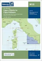 Carte Imray M18 - Capo d'Anzio à Capo Palinuro - Imray Chart M18 - Capo d'Anzio to Capo Palinuro