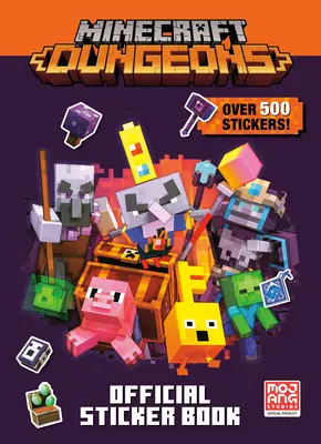 Livre d'autocollants officiel des donjons de Minecraft (Minecraft) - Minecraft Official Dungeons Sticker Book (Minecraft)