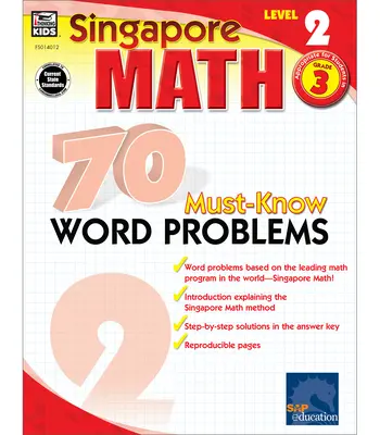 70 problèmes de mots à connaître absolument, 3e année - 70 Must-Know Word Problems, Grade 3