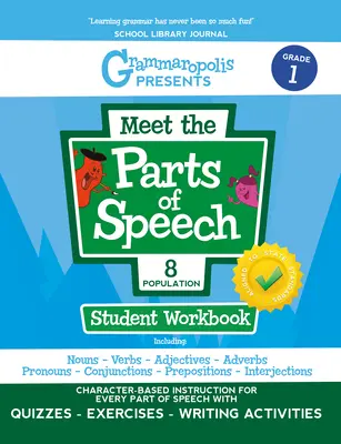 Le cahier d'exercices des parties du discours, 1re année - The Parts of Speech Workbook, Grade 1