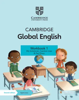 Cambridge Global English Workbook 1 avec accès numérique (1 an) : Pour l'anglais en seconde langue du primaire et du secondaire inférieur de Cambridge [Avec accès - Cambridge Global English Workbook 1 with Digital Access (1 Year): For Cambridge Primary and Lower Secondary English as a Second Language [With Access