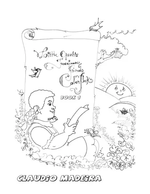 Livre de coloriage des amis imaginaires de la petite Oprah - Little Oprah's Imaginary Friends Coloring Book