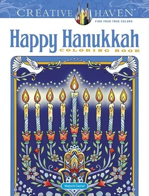 Livre à colorier Creative Haven Happy Hanukkah - Creative Haven Happy Hanukkah Coloring Book