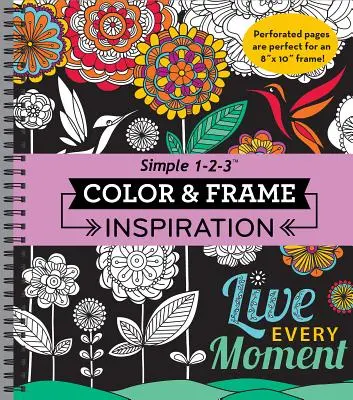 Color & Frame - Inspiration (Livre de coloriage pour adultes) - Color & Frame - Inspiration (Adult Coloring Book)