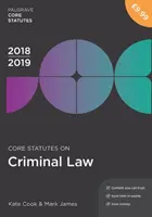 Statuts fondamentaux du droit pénal 2018-19 - Core Statutes on Criminal Law 2018-19