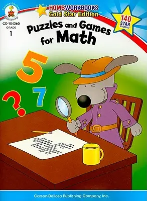 Casse-tête et jeux pour les mathématiques, 1re année : édition Gold Star - Puzzles and Games for Math, Grade 1: Gold Star Edition