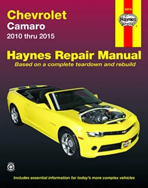 Chevrolet Camaro 2010 à 2015 - Manuel de réparation Haynes - Chevrolet Camaro 2010 Thru 2015 Haynes Repair Manual