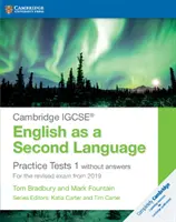 Cambridge Igcse(r) English as a Second Language Practice Tests 1 Without Answers : Pour l'examen révisé de 2019 - Cambridge Igcse(r) English as a Second Language Practice Tests 1 Without Answers: For the Revised Exam from 2019