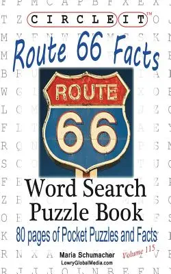 Encerclez-le, Faits sur la route 66 des États-Unis, mots cachés, livre de casse-tête - Circle It, U.S. Route 66 Facts, Word Search, Puzzle Book