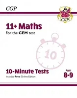 11+ CEM 10-Minute Tests : Maths - 8-9 ans (avec édition en ligne) - 11+ CEM 10-Minute Tests: Maths - Ages 8-9 (with Online Edition)