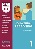 Épreuves pratiques 11+ - Raisonnement non verbal - Pack 1 (choix multiple) - 11+ Practice Papers Non-Verbal Reasoning Pack 1 (Multiple Choice)