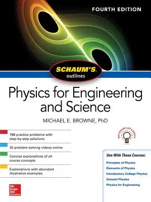 Schaum's Outline of Physics for Engineering and Science, quatrième édition - Schaum's Outline of Physics for Engineering and Science, Fourth Edition