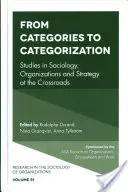 Des catégories à la catégorisation : Etudes en sociologie, organisations et stratégie à la croisée des chemins - From Categories to Categorization: Studies in Sociology, Organizations and Strategy at the Crossroads