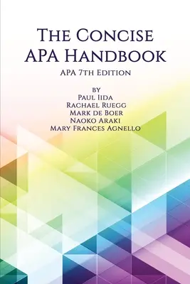 The Concise APA Handbook APA 7ème édition - The Concise APA Handbook APA 7th Edition