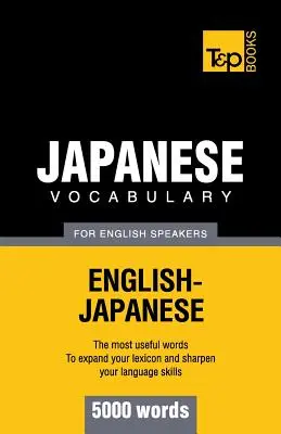 Vocabulaire japonais pour les anglophones - 5000 mots - Japanese vocabulary for English speakers - 5000 words