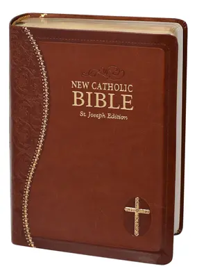 Nouvelle Bible Catholique Med. Print Dura Lux (Marron) - New Catholic Bible Med. Print Dura Lux (Brown)