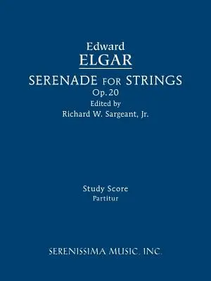 Sérénade pour cordes, Op.20 : partition d'étude - Serenade for Strings, Op.20: Study score