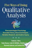 Cinq façons de faire de l'analyse qualitative : Psychologie phénoménologique, théorie ancrée, analyse du discours, recherche narrative et enquête intuitive - Five Ways of Doing Qualitative Analysis: Phenomenological Psychology, Grounded Theory, Discourse Analysis, Narrative Research, and Intuitive Inquiry