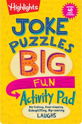 Joke Puzzles Big Fun Activity Pad (Cahier d'activités) - Joke Puzzles Big Fun Activity Pad