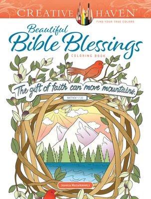 Livre de coloriage Creative Haven Beautiful Bible Blessings - Creative Haven Beautiful Bible Blessings Coloring Book