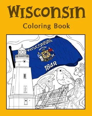 Cahier à colorier Wisconsin - Wisconsin Coloring Book