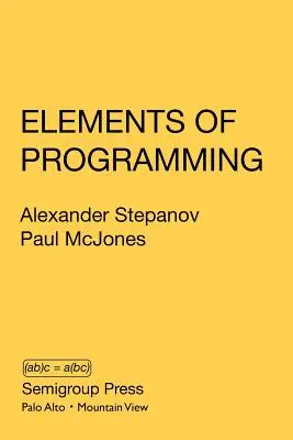 Éléments de programmation - Elements of Programming