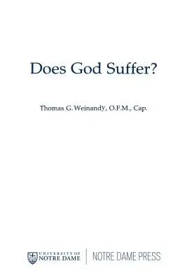 Dieu souffre-t-il ? - Does God Suffer?