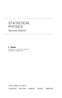 Physique statistique - Statistical Physics