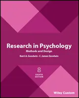 Recherche en psychologie : méthodes et conception 8e - Research in Psychology Methods and Design 8e