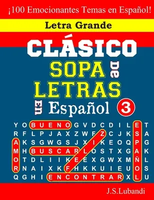 CLSICO SOPA De LETRAS En Espaol ; 3 - CLSICO SOPA De LETRAS En Espaol; 3