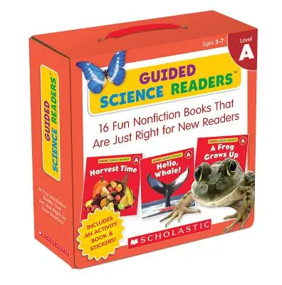 Guided Science Readers : Level a (Parent Pack) : 16 livres amusants de non-fiction qui conviennent parfaitement aux nouveaux lecteurs [avec autocollant(s) et cahier d'activités]. - Guided Science Readers: Level a (Parent Pack): 16 Fun Nonfiction Books That Are Just Right for New Readers [With Sticker(s) and Activity Book]