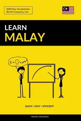 Apprendre le malais - Rapide / Facile / Efficace : 2000 vocabulaires clés - Learn Malay - Quick / Easy / Efficient: 2000 Key Vocabularies