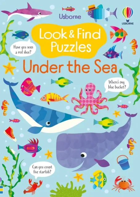 Cherchez et trouvez des puzzles sous la mer - Look and Find Puzzles Under the Sea