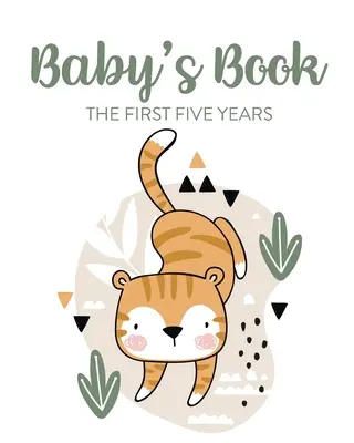 Livre de bébé Les cinq premières années : Le gardien de la mémoire - Premier parent - Au fur et à mesure que vous grandissez - Cadeau de douche de bébé - Baby's Book The First Five Years: Memory Keeper - First Time Parent - As You Grow - Baby Shower Gift