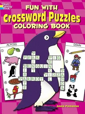 Livre à colorier des mots croisés - Fun with Crossword Puzzles Coloring Book