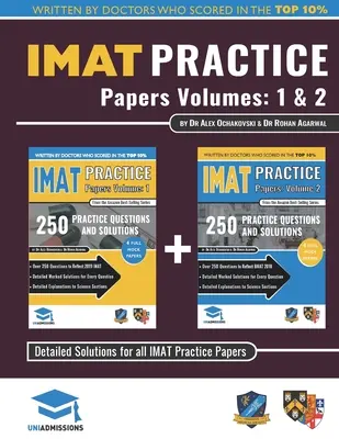 IMAT Practice Papers Volumes One & Two : 8 Full Papers with Fully Worked Solutions for the International Medical Admissions Test, 2019 Edition (en anglais) - IMAT Practice Papers Volumes One & Two: 8 Full Papers with Fully Worked Solutions for the International Medical Admissions Test, 2019 Edition