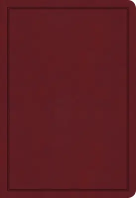 KJV Bible de luxe, pochette en cuir bourgogne - KJV Deluxe Gift Bible, Burgundy Leathertouch