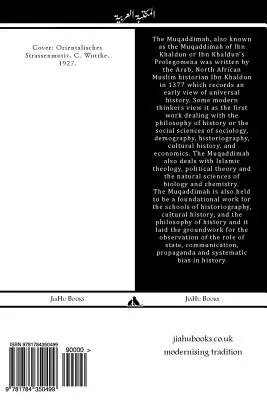 Al Muqaddimah : Prolégomènes - Al Muqaddimah: Prolegomena