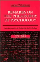 Remarques sur la philosophie de la psychologie, Volume 1 - Remarks on the Philosophy of Psychology, Volume 1