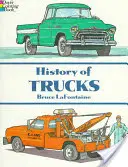 Livre à colorier sur l'histoire des camions - History of Trucks Coloring Book