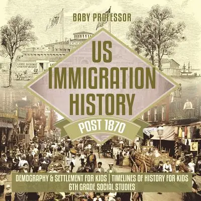 L'histoire de l'immigration aux États-Unis après 1870 - Démographie et peuplement pour les enfants - Chronologie de l'histoire pour les enfants - Études sociales de 6e année - US Immigration History Post 1870 - Demography & Settlement for Kids - Timelines of History for Kids - 6th Grade Social Studies