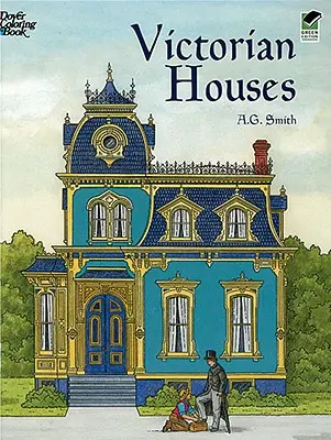 Livre à colorier sur les maisons victoriennes - Victorian Houses Coloring Book